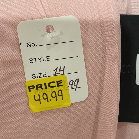 PRICE DROP❗️Women’s Parisian pink double breasted tie belt jacket. Size 14 - Picture 4 of 7